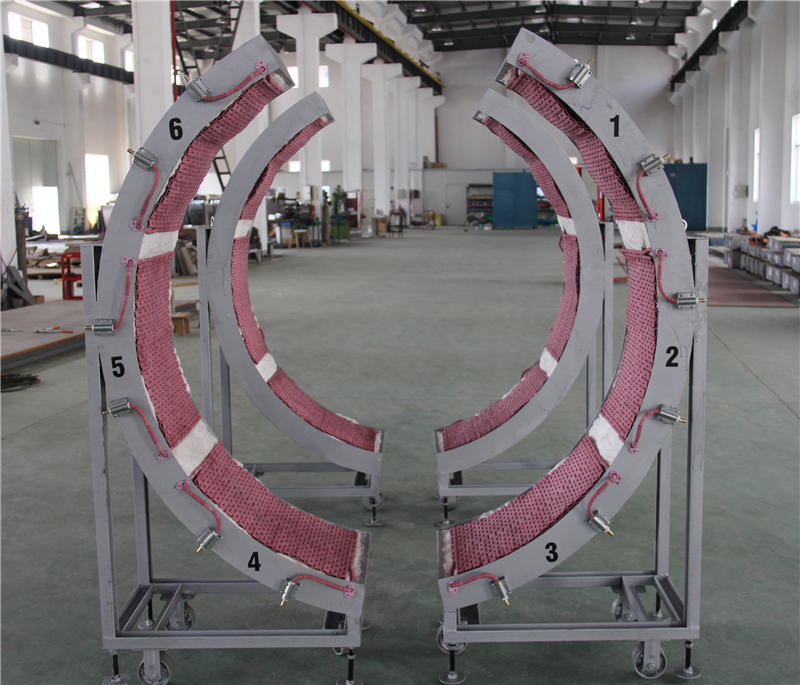 可定制环焊缝预热和消氢履带式加热装置